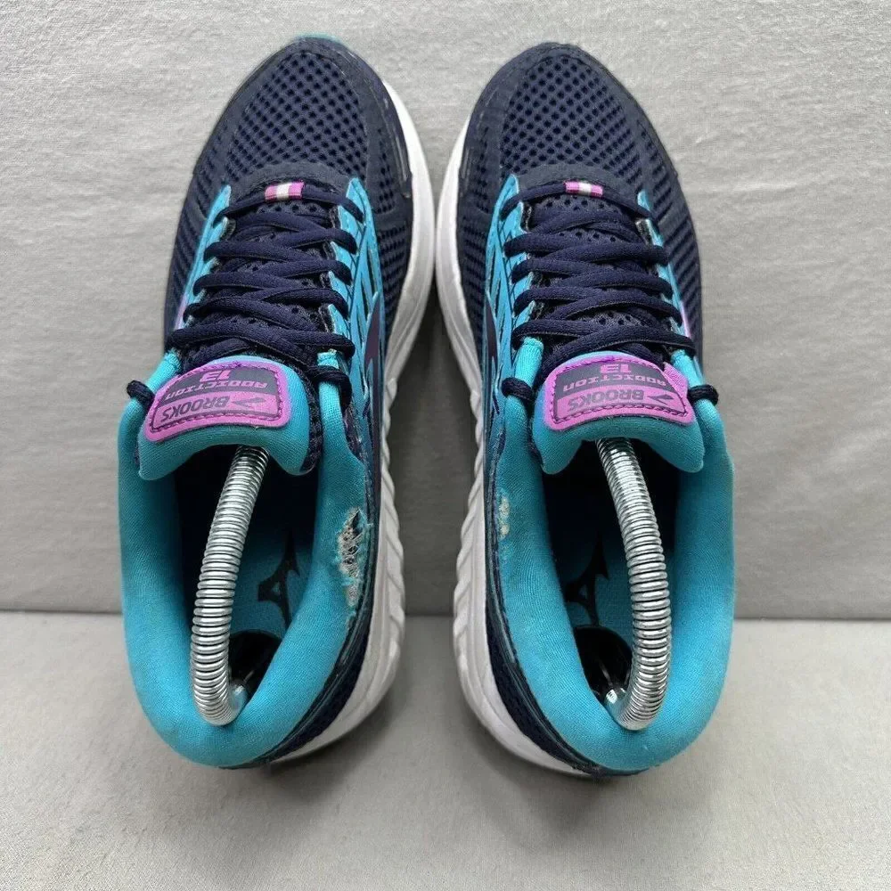Brooks Addiction 13 Womens Size 8 (B) Shoes Blue Purple Athletic Walking Sneaker